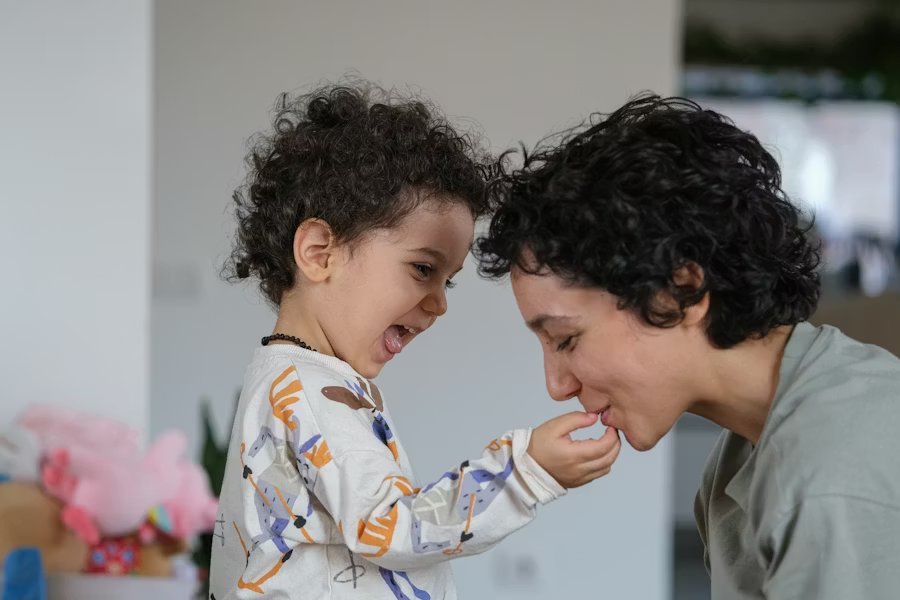 Woman reviewing notes before a meeting, looking prepared and composed